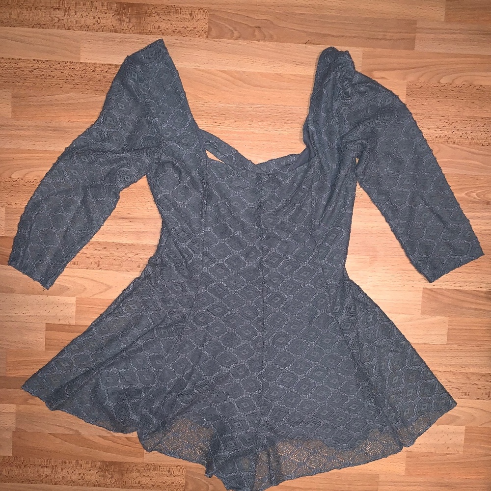 Urban Outfiters Grayish - Green Romper